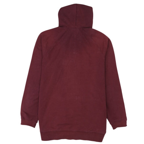 Lacoste Men's Red Full Zip Hoodie Size M Cotton Casual Sweatshirt