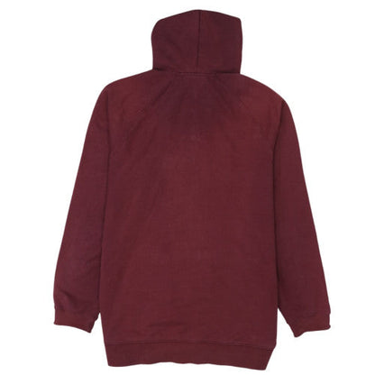 Lacoste Men's Red Full Zip Hoodie Size M Cotton Casual Sweatshirt
