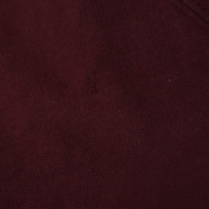 Lacoste Men's Red Full Zip Hoodie Size M Cotton Casual Sweatshirt