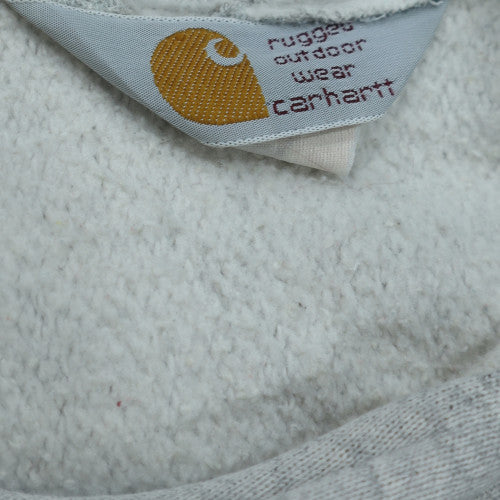 Carhartt Men’s Grey Regular Fit Pullover Sweatshirt M