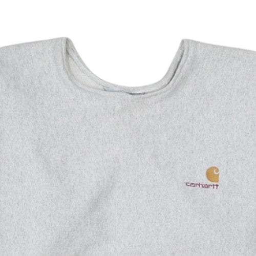 Carhartt Men’s Grey Regular Fit Pullover Sweatshirt M