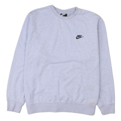 Nike Mens Grey XL Pullover Crew Neck Fleece Sweatshirt