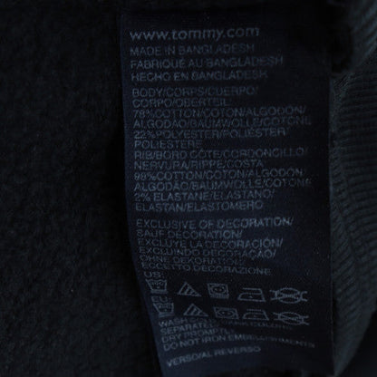 Hilfiger Denim Men's Blue Pullover Hoodie M Logo Fleece