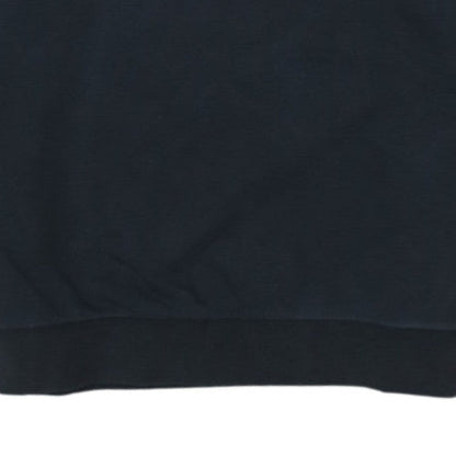 Nike Teens Black L Crew Neck Pullover Sweatshirt Logo Fleece