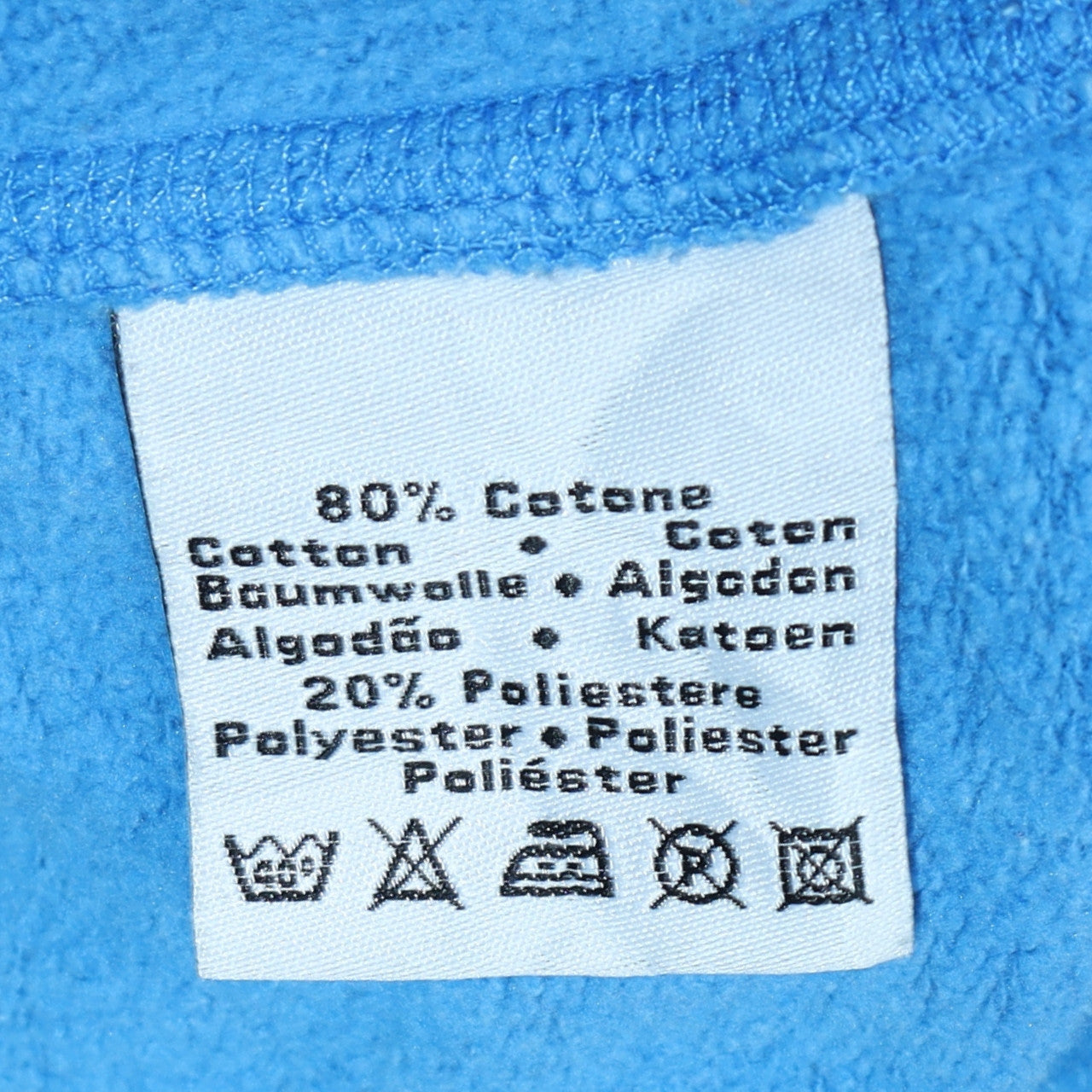 Kappa Mens Blue Italia Full Zip Sweatshirt Jacket Size L