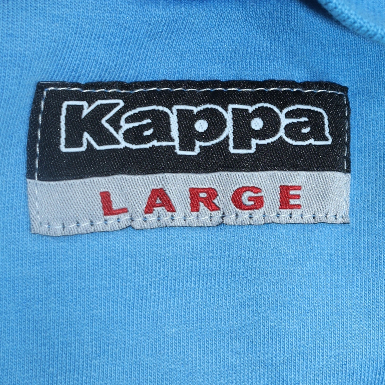 Kappa Mens Blue Italia Full Zip Sweatshirt Jacket Size L