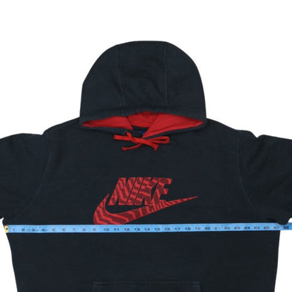 Nike Men's Black Red Short Sleeve Pullover Hoodie XL