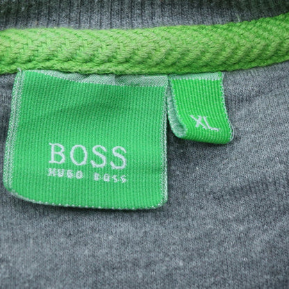 Hugo Boss Mens Grey XL Pullover Sweatshirt Crew Neck Logo Cotton