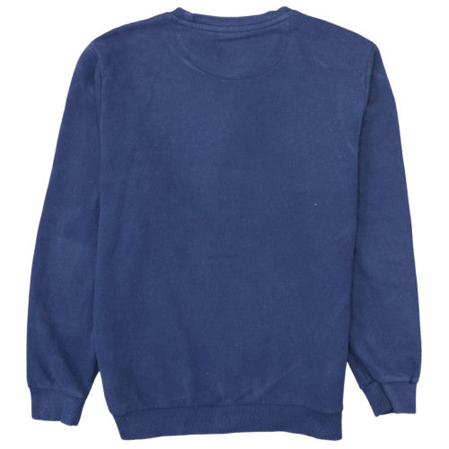 Puma Men's Blue L Warriors Crew Neck Fleece Sweatshirt