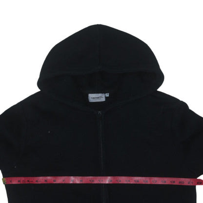 Carhartt Mens Black XL Full Zip Hoodie Heavyweight Cotton