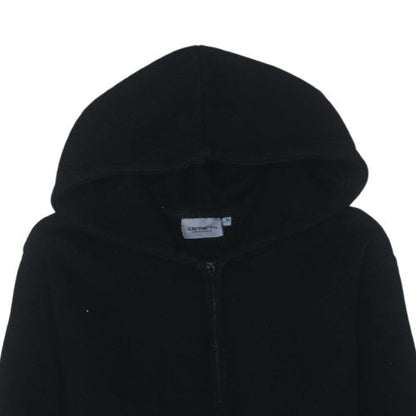 Carhartt Mens Black XL Full Zip Hoodie Heavyweight Cotton