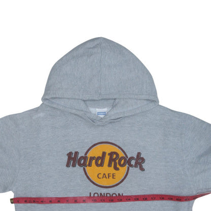Famona Men's Grey Hard Rock Cafe London Pullover Hoodie L