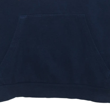 Adidas Men's Blue Pullover Hoodie L Regular Fit Sportswear