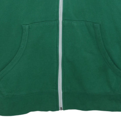 adidas Mens Green Full Zip Hoodie 2XL Boston Celtics Sports Fleece