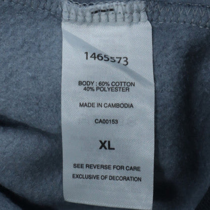 Champion Men's Blue Tie Dye Pullover Hoodie XL Logo Fleece