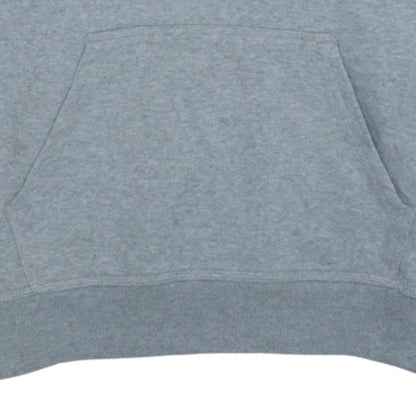 Champion Men's Grey Pullover Hoodie L Logo Athletic Sweatshirt