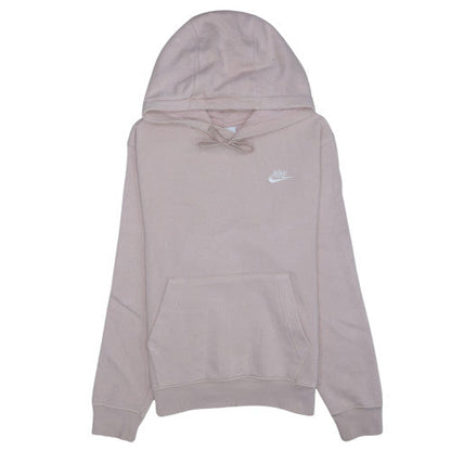 Nike Men's Beige Pullover Hoodie XS Fleece Logo Sportswear