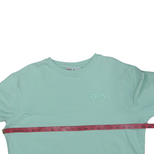 Fila Men's Green Crew Neck Pullover Sweatshirt Size L