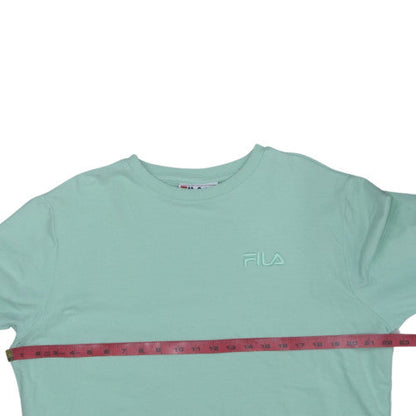 Fila Men's Green Crew Neck Pullover Sweatshirt Size L