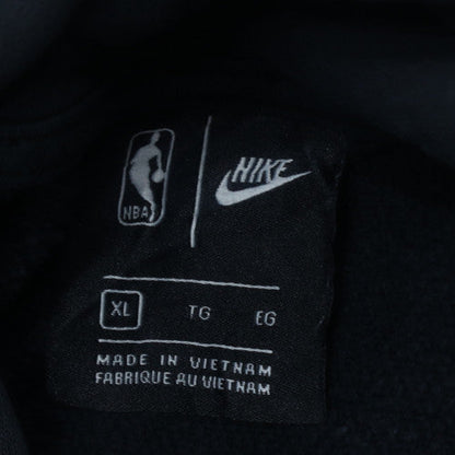 Nike Men's Blue Pullover Hoodie XL Brooklyn NBA Graphic Fleece Sweatshirt