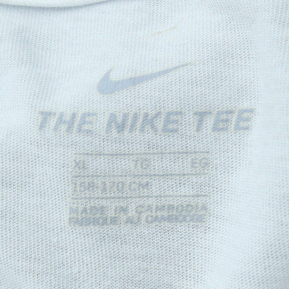 Nike Boys White XL Sports Logo Short Sleeve Cotton T-Shirt
