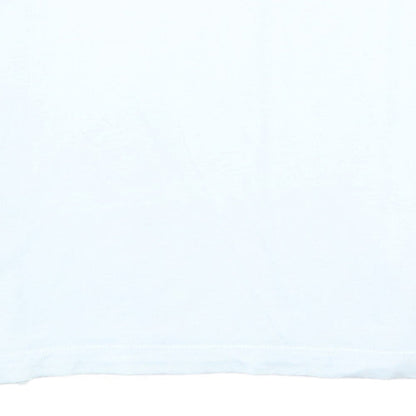 Nike Boys White XL Sports Logo Short Sleeve Cotton T-Shirt