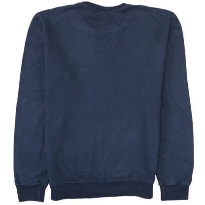 Champion Mens Blue Logo Pullover Sweatshirt Medium
