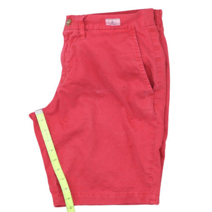 Tommy Hilfiger Men's Red Chino Shorts Size 33 Regular Fit