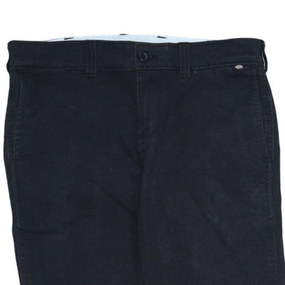 Dickies Men's Black Regular Fit Chino Trousers W33