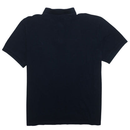 Nautica Men's Black Cotton Short Sleeve Polo Shirt XL Regular Fit