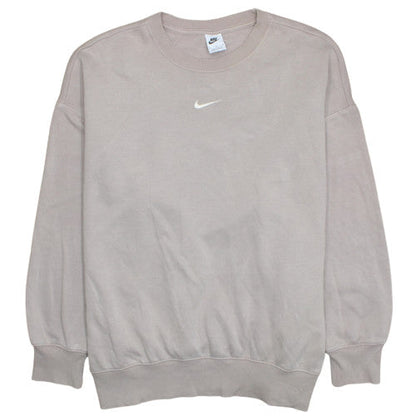 Nike Mens Beige XL Crew Neck Pullover Sweatshirt
