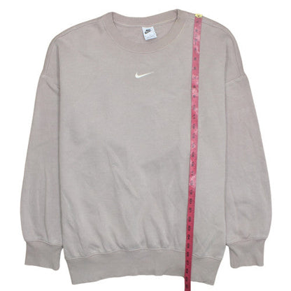 Nike Mens Beige XL Crew Neck Pullover Sweatshirt