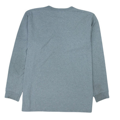 Carhartt Men's Grey Long Sleeve Relaxed Fit Jersey Work Shirt L