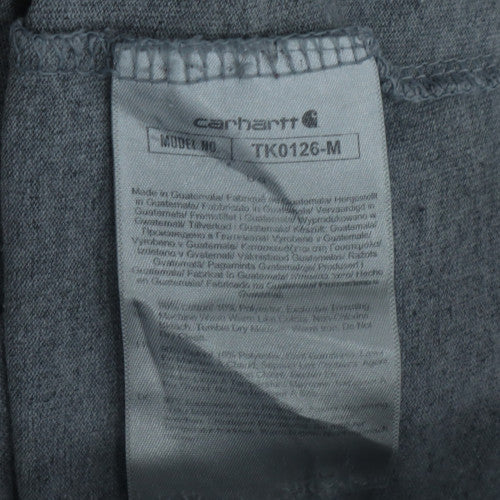 Carhartt Men's Grey Long Sleeve Relaxed Fit Jersey Work Shirt L