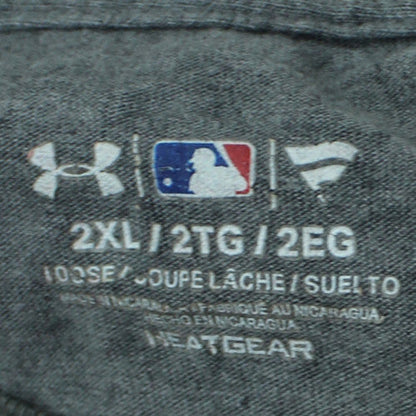 Under Armour Men’s Grey 2XL Baseball Graphic Sports T-Shirt