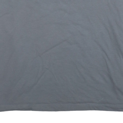 Adidas Men's Grey 2XL Regular Fit Graphic Sports T-Shirt