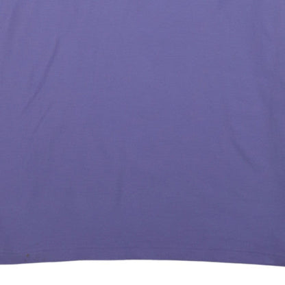 Chaps Men's Purple Cotton Short Sleeve Polo Shirt XL