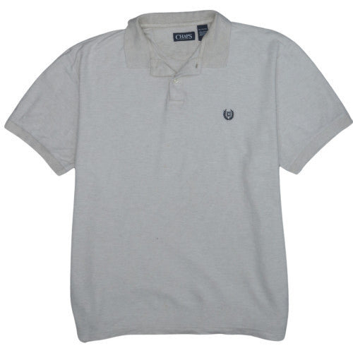 Chaps Men's Beige XL Regular Fit 100% Cotton Polo Shirt