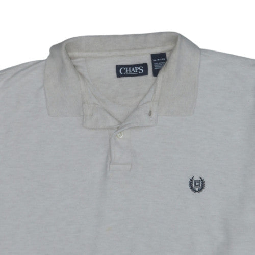 Chaps Men's Beige XL Regular Fit 100% Cotton Polo Shirt