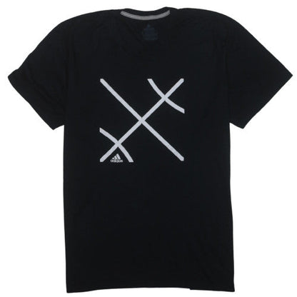 Adidas Men's Black 2XL Performance Graphic Short Sleeve T-Shirt