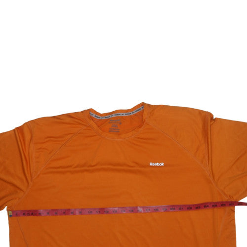 Reebok Men's Orange 3XL Sports Crew Neck Short Sleeve T-Shirt