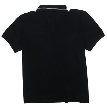 Nautica Men's Black XL Collared Cotton Short Sleeve T-Shirt