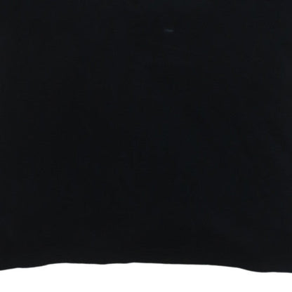 Nautica Men's Black XL Collared Cotton Short Sleeve T-Shirt