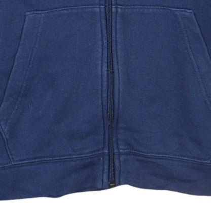 Nike Boys Blue Full Zip Hoodie XL (158-170 cm) Cotton Blend Fleece