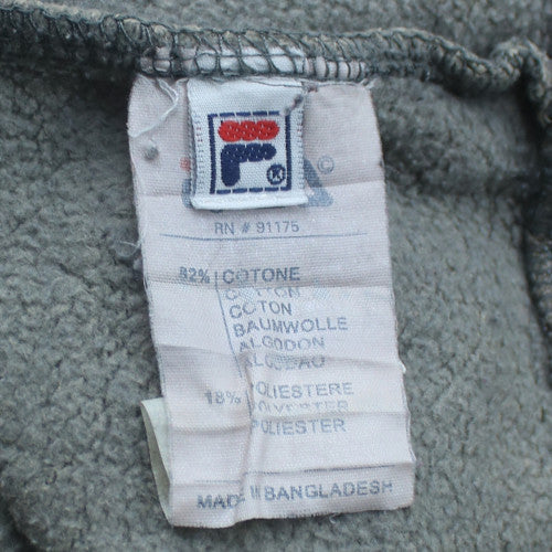 Fila Men's Grey Crew Neck Pullover Sweatshirt Size L