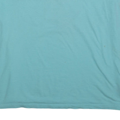 Columbia Men's Blue 2XL Graphic Logo T-Shirt Summer Casual