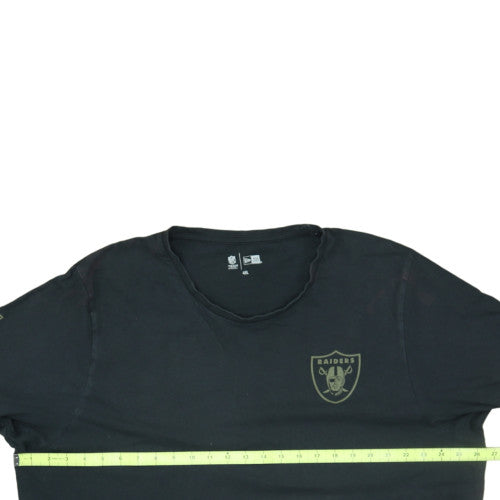 New Era NFL Raiders Black 4XL Men's Graphic Sports T-Shirt
