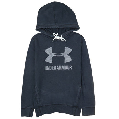 Under Armour Men's Black Pullover Hoodie Size S Relaxed Fit Sportswear
