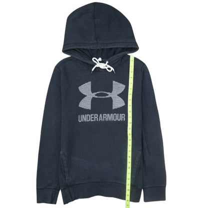 Under Armour Men's Black Pullover Hoodie Size S Relaxed Fit Sportswear