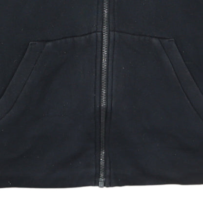 Adidas Men's Black Full Zip Hoodie M Cotton Blend Casual Sportswear